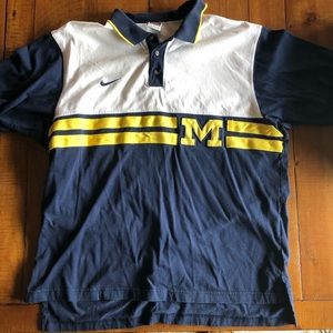 Vintage Michigan Nike Polo - Dead stock